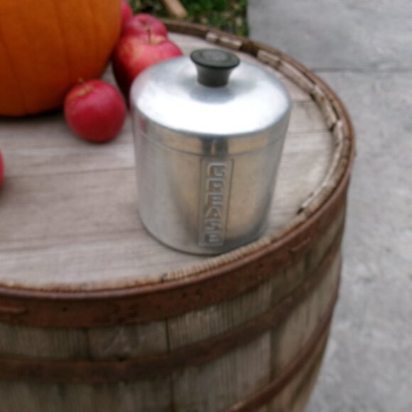 farm decor vtg west bend grease can mint - Picture 1 of 5